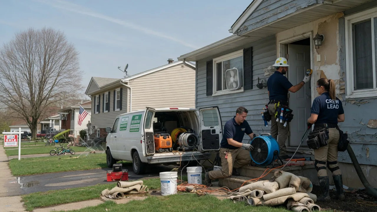 Flood Cleanup in Casstown, OH near me